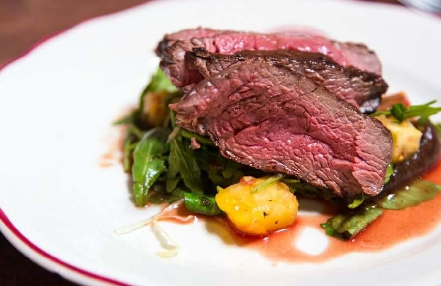 Plate of Steak and Veggies