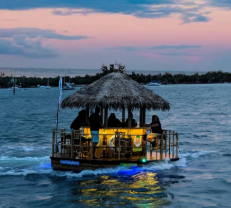 Floating Tiki Party Bar